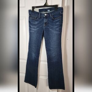 Loomstate womens denim jeans 28 X31 Reggie Kharma boot cut low rise